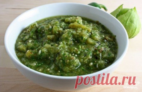 Вкусная аджика из зеленых помидоров - пошаговый рецепт с фото на Повар.ру