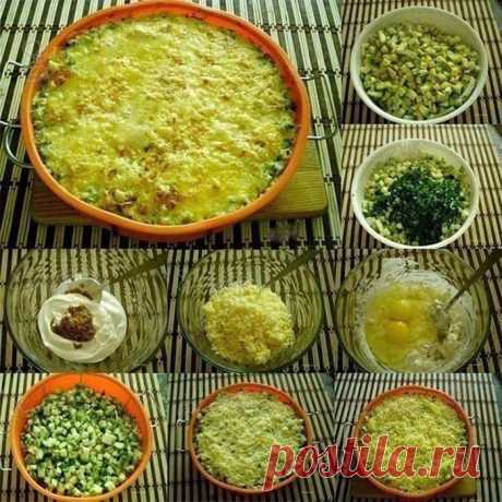 Кабачки, запеченные с сыром