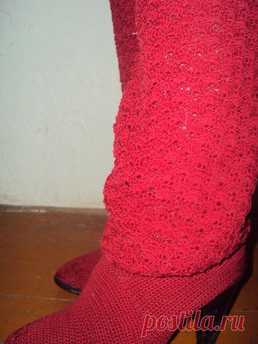 Обвязанные сапоги - Ярмарка Мастеров - ручная работа, handmade