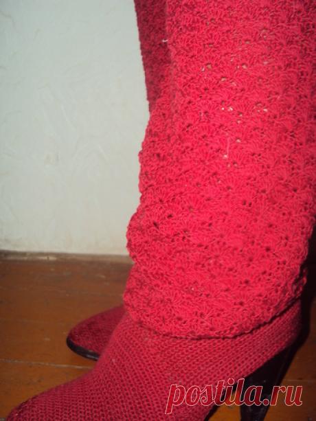 Обвязанные сапоги - Ярмарка Мастеров - ручная работа, handmade