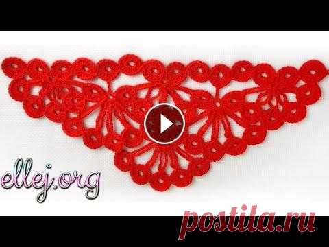 ♦ Узор крючком для шали 