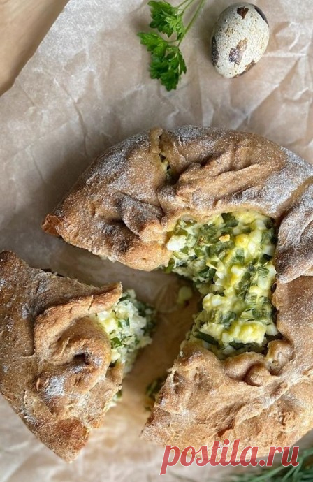 ​Галета с яйцом и луком