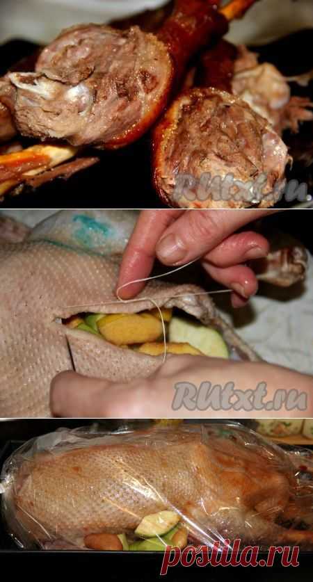Утка с яблоками в рукаве (рецепт с фото) | RUtxt.ru