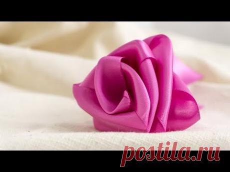How to make Super Easy Ribbon Roses: DIY Flowers by HandiWorks