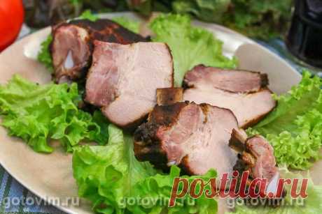 Копченые свиные ребрышки (сухой посол). Рецепт с фото