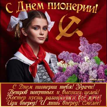 Прикольные открытки ко Дню пионерии
История праздника

День пионерии отмечается 19 мая — в память о создании пионерской организации в 1922 году. Сегодня это повод вспомнить яркие моменты пионерского прошлого с юмором!