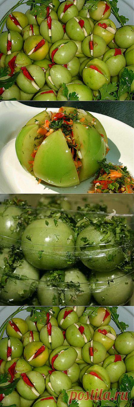 ЗАГОТАВЛИВАЕМ ЗЕЛЕНЫЕ ПОМИДОРЫ  - 35 РЕЦЕПТОВ ДЛЯ ВАС.