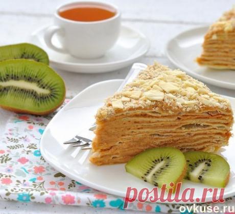 Торт &quot;Наполеон&quot; (немного измененный вариант) - Простые рецепты Овкусе.ру
