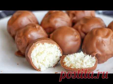 Домашние конфеты БАУНТИ🌴 БЫСТРЫЙ и ПРОСТОЙ Рецепт