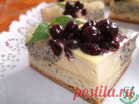 Творожно-маковый пирог с грушами. Автор: Kleine Hase