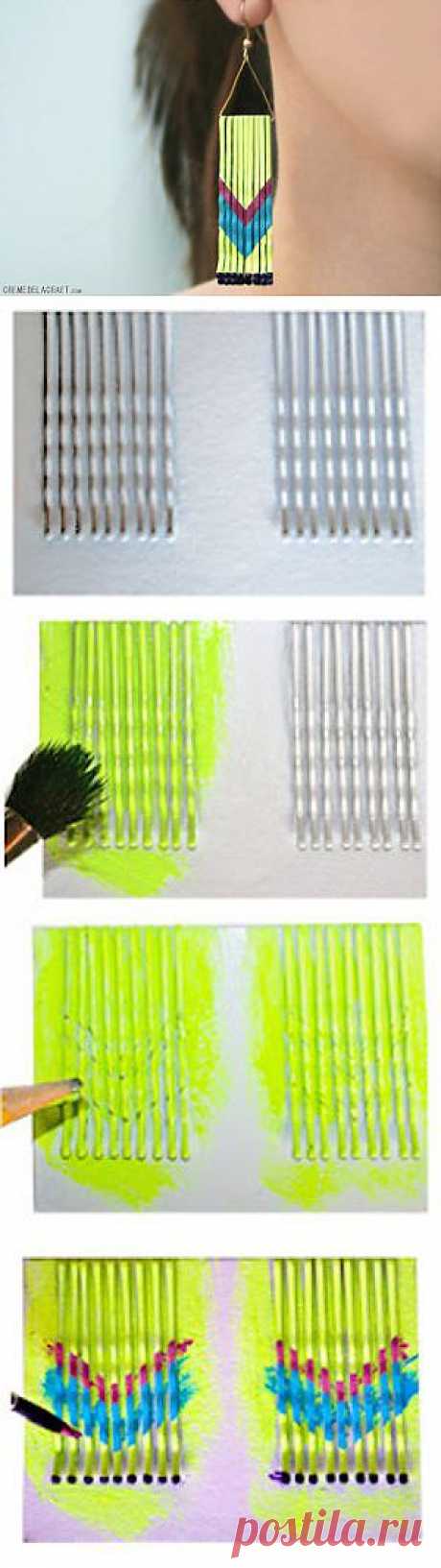 DIY Bobby Pin Earrings | FaveCrafts.com