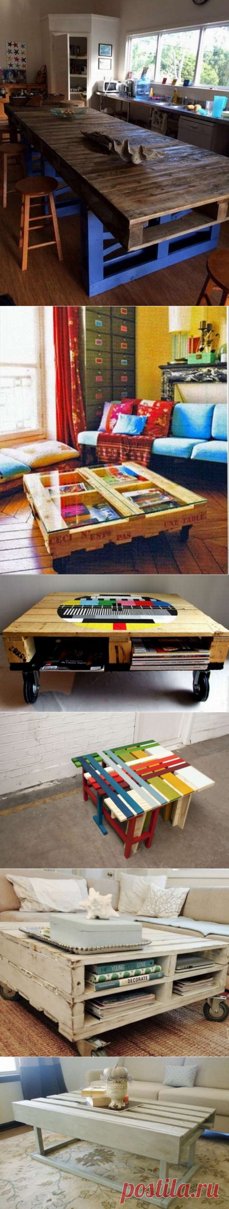 Стол из поддонов пошагово