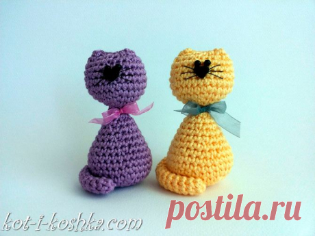 Кот Амигуруми | Кот и кошка