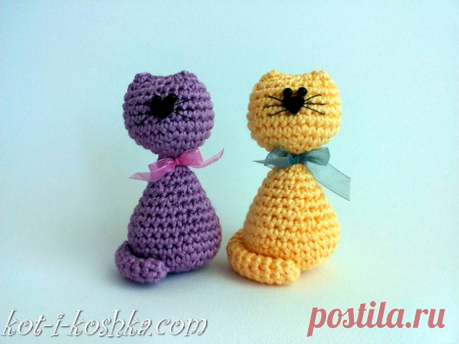 Кот Амигуруми | Кот и кошка