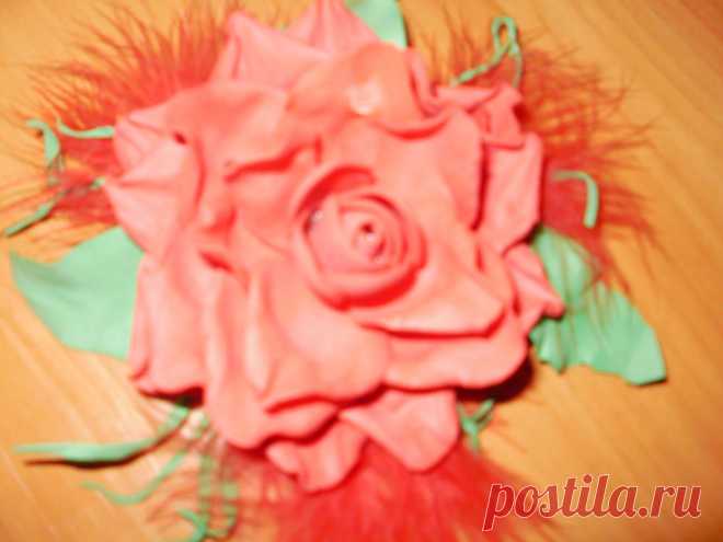Роза из фома