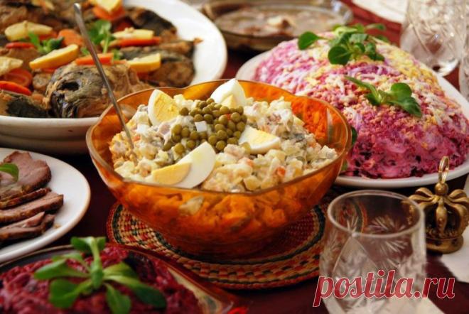 Советские новогодние блюда