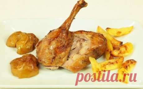 Запеченный гусь, фаршированный яблоками - пошаговый рецепт с фото на Повар.ру