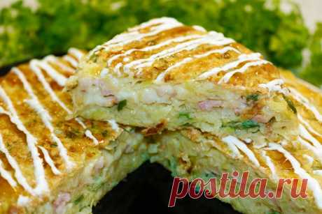 Научилась готовить японскую жареную лепешку из капусты — окономияки: так вкусно и просто, что просят приготовить еще | Мастерская идей | Яндекс Дзен