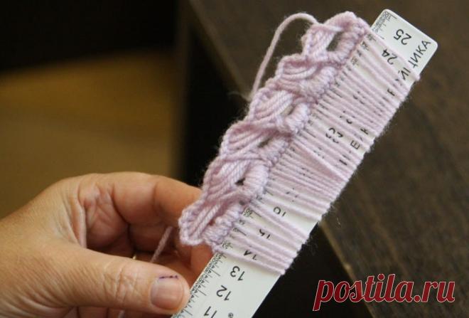 Вязание на линейке (Уроки и МК по ВЯЗАНИЮ) – Журнал Вдохновение Рукодельницы