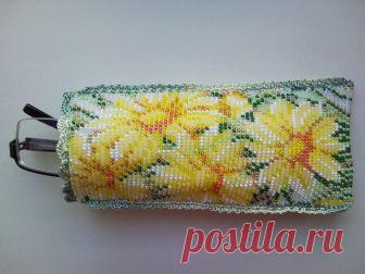 Эффектное вязание с бисером — Делаем руками