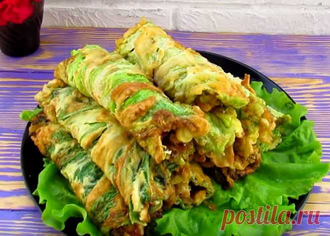 Рулетики из жареной пекинской капусты! Очень вкусные. - umn1chka.ru Приветствую всех. Сегодня я готовлю вкусные закусочные рулетики из жаренной пекинской капусты....
