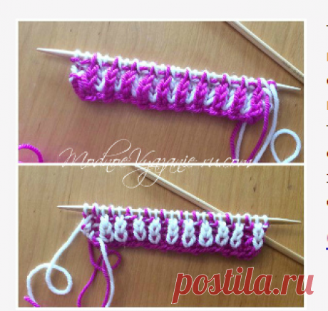 бриош,Brioche Knitting - Modnoe Vyazanie ru.com