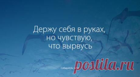 Держу себя в руках