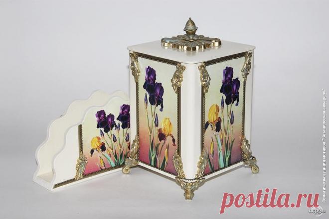 Декупаж - Сайт любителей декупажа - DCPG.RU | «Ботаническая акварель» Работа № 5 Комплект « Ирисы»