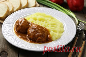 Котлеты в подливе как в столовой – Kyxarka.ru