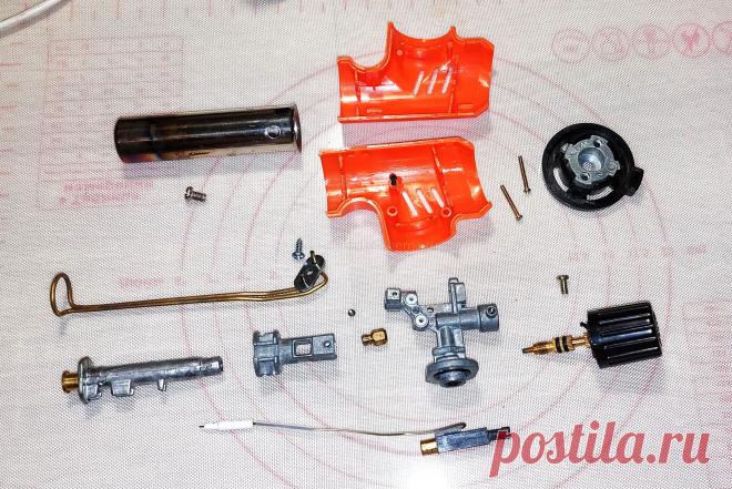 Устройство и ремонт газовой горелки на цанговый баллон