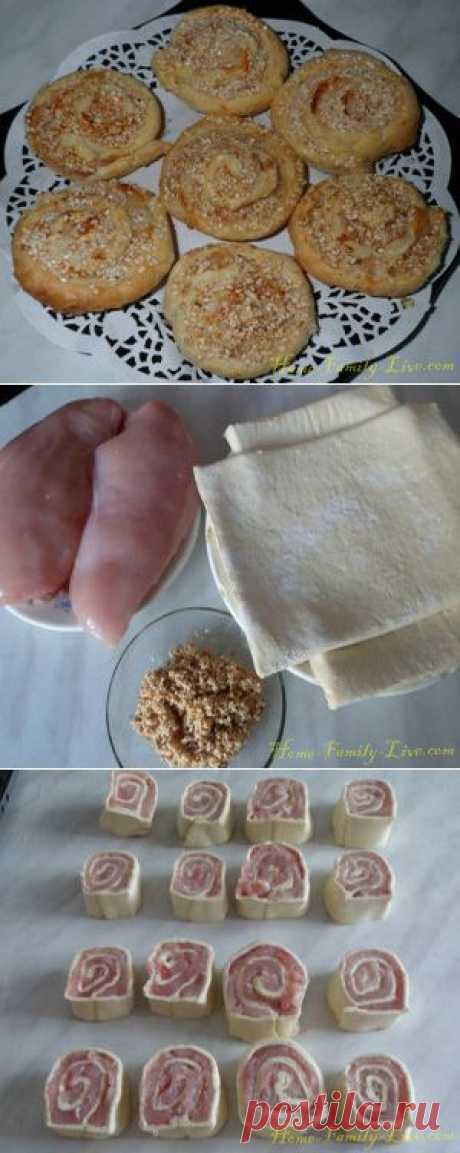 Куриные рулетики - Кулинарные рецепты