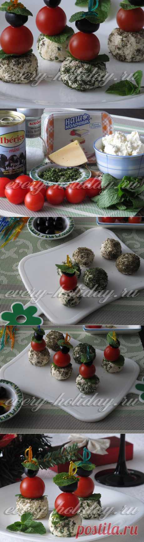 Сырные шарики с чесноком
