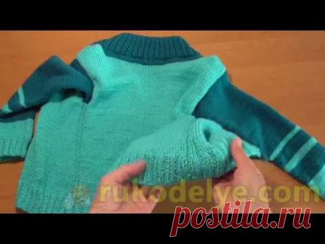 Детский кардиган спицами