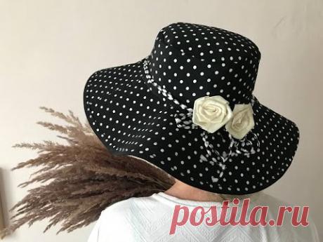 Прекрасная шляпа от солнца своими руками