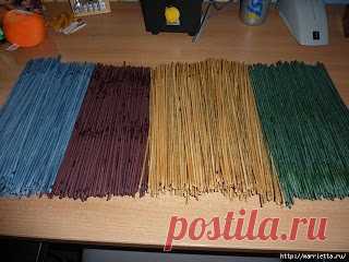 Блокнот выдумщицы: ПЛЕТЕНИЕ ИЗ ГАЗЕТ. ЧЕМ КРАСИТЬ ТРУБОЧКИ