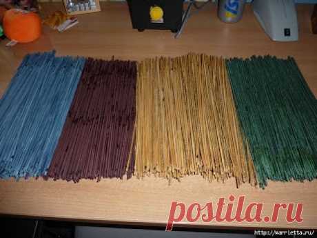 Блокнот выдумщицы: ПЛЕТЕНИЕ ИЗ ГАЗЕТ. ЧЕМ КРАСИТЬ ТРУБОЧКИ