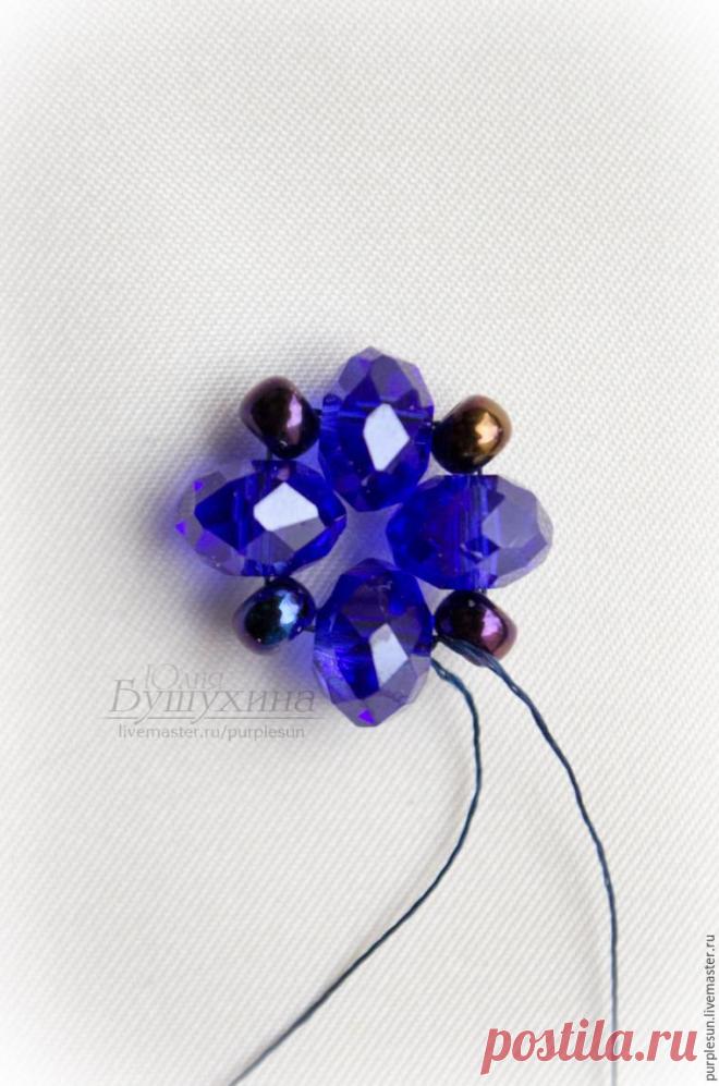 Создаем плетёную бусину «Fleur-de-lys» | Журнал Ярмарки Мастеров