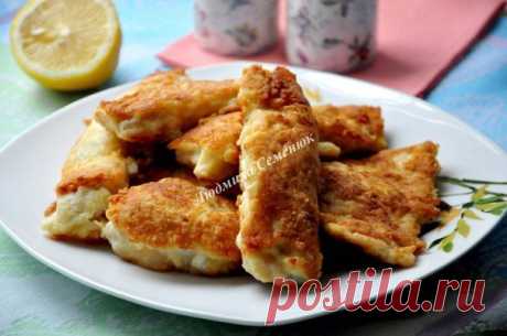 Рыба, жаренная в сырном кляре