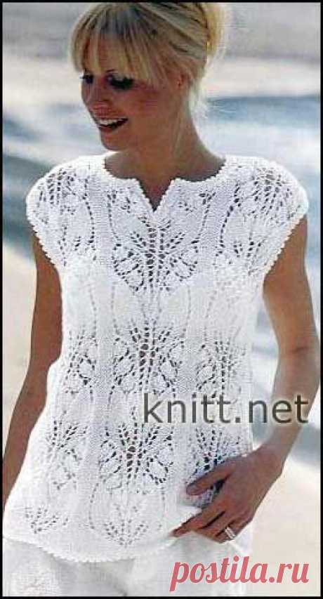 Ажурная кофта (топ) | knitt.net | Все о вязании