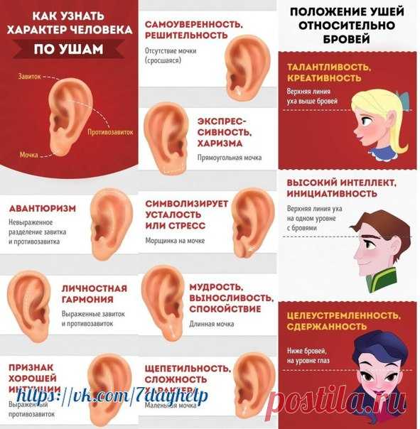Как узнать характер человека по ушам 
Пиши в комментариях, какие результаты у тебя получились