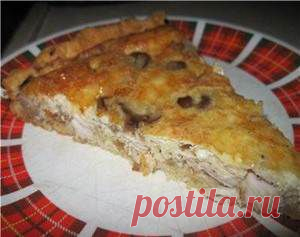 Лоранский пирог с мясной и грибной начиночкой | EDA77.RU