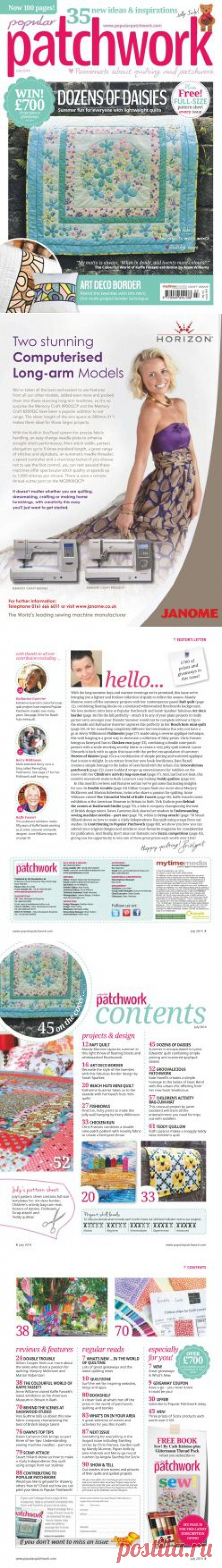 Popular Patchwork - July 2014