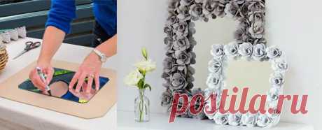 How to Make Egg Cartons Decorative Mirror - DIY &amp; Crafts - Handimania