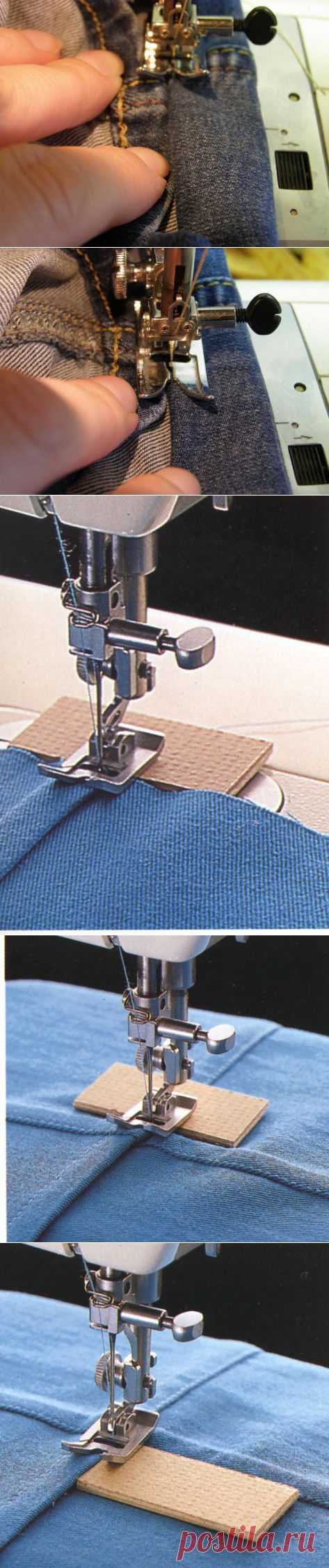 Что делать, если машинка пропускает стежки на утолщениях