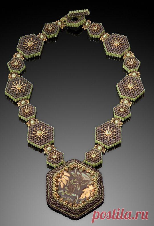 (212) ~~Kathy King beaded necklace~~ | My favs | Ювелирные Изделия, Вышивка Бисером и Бисер