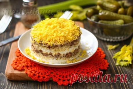 «Мимоза» с сыром: пошаговый рецепт с фото