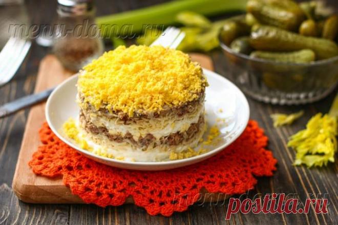 «Мимоза» с сыром: пошаговый рецепт с фото