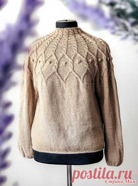 Джемпер Country. Спицы. - ВЯЗАНАЯ МОДА+ ДЛЯ НЕМОДЕЛЬНЫХ ДАМ - Страна Мам