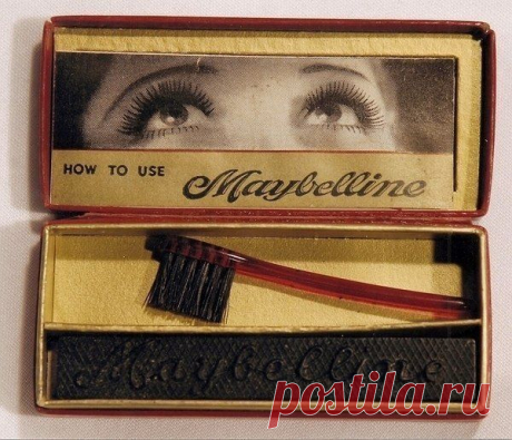 Тушь для ресниц Maybelline 1917 года. / Путь моды
