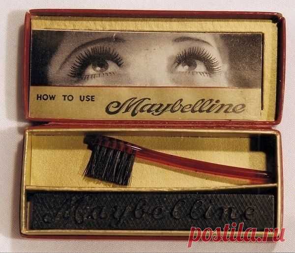 Тушь для ресниц Maybelline 1917 года. / Путь моды